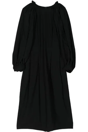 Comme des Garçons Vestido Midi Con Efecto Arrugado