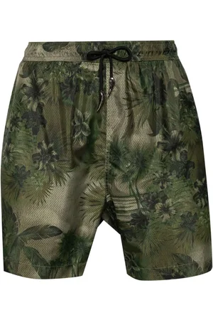Roberto Cavalli Bañador con estampado militar