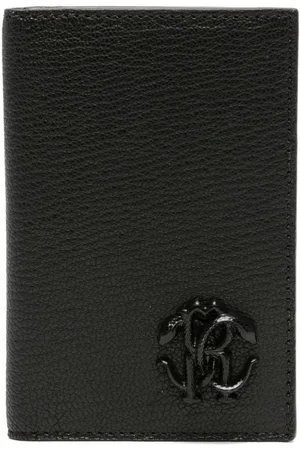 Roberto Cavalli Tarjetero plegable con placa RC