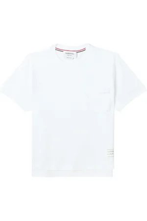 Thom Browne Camiseta con distintivo RWB