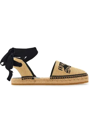 Salvatore Ferragamo Alpargatas con logo bordado
