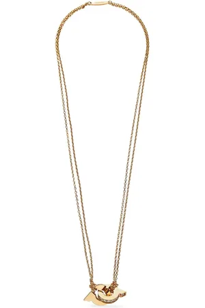 Salvatore Ferragamo Collar Double Gancini con colgante