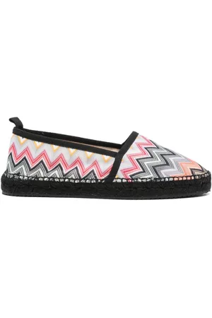 Missoni Alpargatas de punto chevron