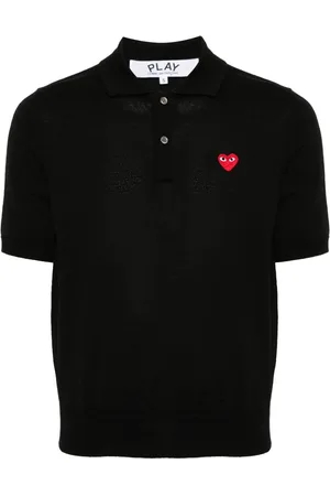 Comme des Garçons Polo con parche de corazón