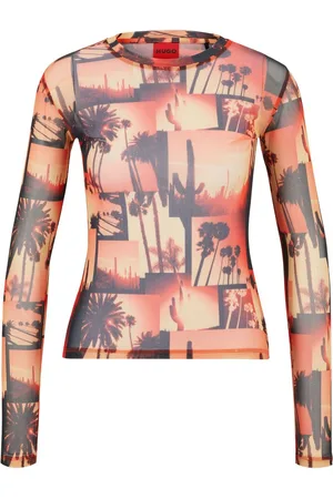 HUGO BOSS Top Diralina con estampado gráfico