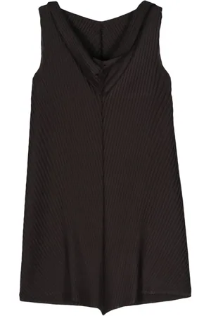 Issey Miyake Vestido corto plisado