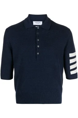 Thom Browne Polo con motivo 4-Bar