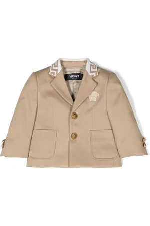 VERSACE Blazer con bordado Medusa Head