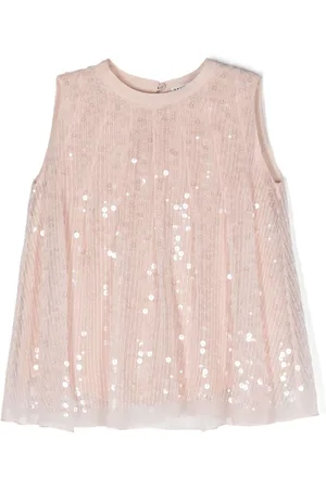 Brunello Cucinelli Blusa sin mangas con lentejuelas
