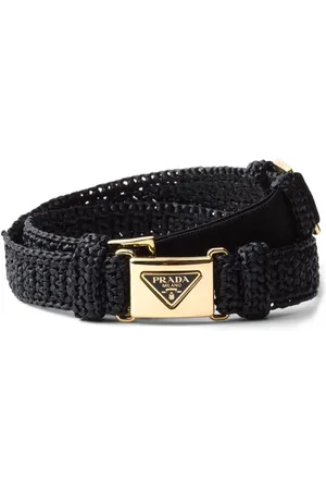 Prada Cinturón con logo triangular