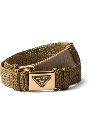 Prada Cinturón con logo triangular