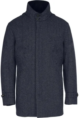 Norwegian Wool Abrigo liso