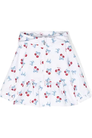 MONNALISA Chubasquero con estampado de cerezas
