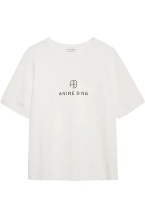 ANINE BING Camiseta con logo estampado