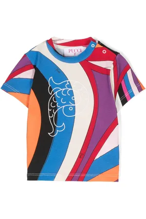 PUCCI Junior Camiseta con estampado Iride
