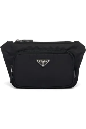 Prada Riñonera Re-Nylon con aplique del logo