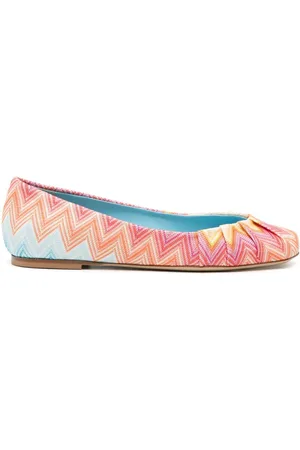 Missoni Bailarinas Iris de punto ondulado