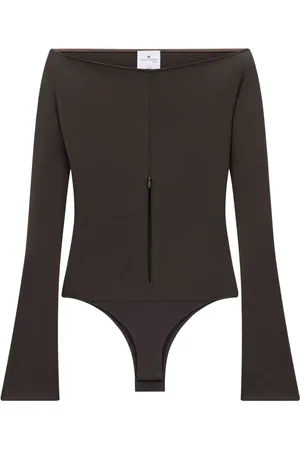 Courrèges Body con hombros descubiertos