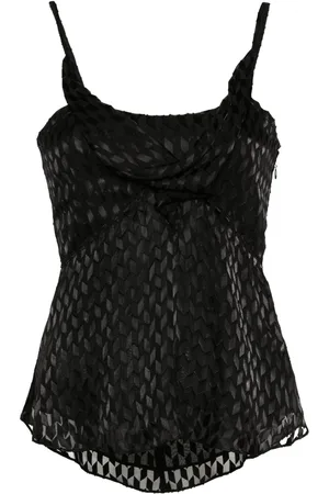 Isabel Marant Top Kalisia con estampado geométrico