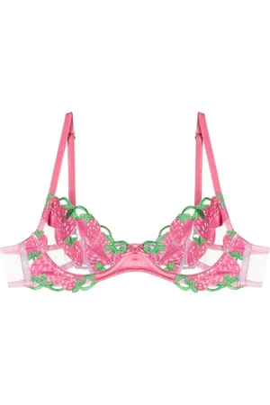FLEUR DU MAL Sujetador Wild Strawberry vaquero