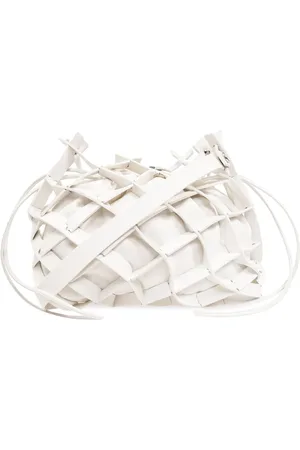 Issey Miyake Bolso de hombro con tiras cruzadas