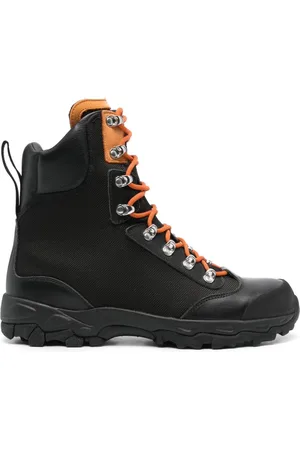 MARCELO BURLON Botas de montaña con logo en relieve