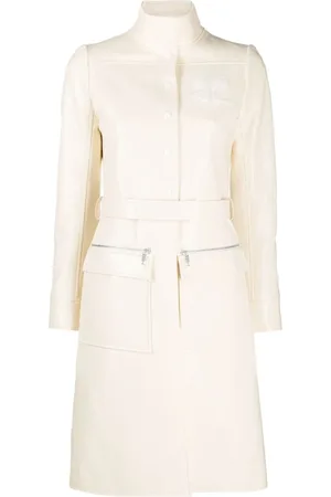 Courrèges Gabardina con aplique del logo