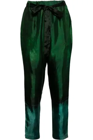 MASNADA Pantalones ajustados con diseño colour block