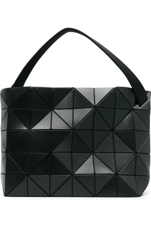 Issey Miyake Bolso de hombro Blocky con diseño geométrico