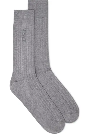 VERSACE Calcetines con logo bordado