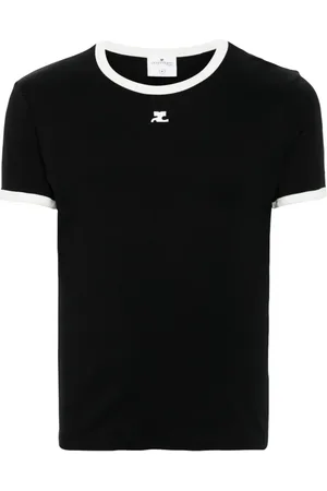 Courrèges Camiseta Contrast