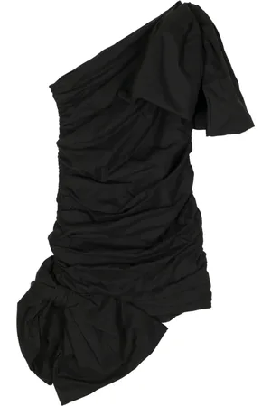 pushBUTTON Vestido corto con hombro descubierto