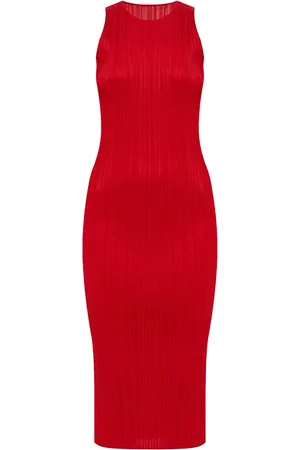 PLEATS PLEASE ISSEY MIYAKE Vestido midi plisado