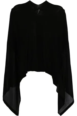 MASNADA Blusa drapeada con logo