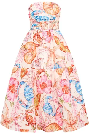 Rebecca Vallance Vestido midi Summer Seas