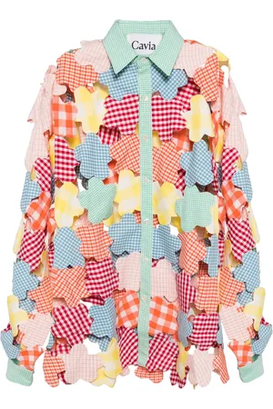 Cavia Camisa con diseño patchwork