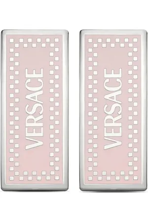 VERSACE Pendientes con logo años 90
