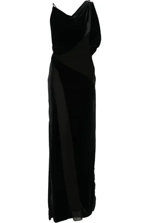 COPERNI Vestido largo con placa del logo