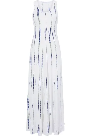 Proenza Schouler Vestido largo con estampado gráfico