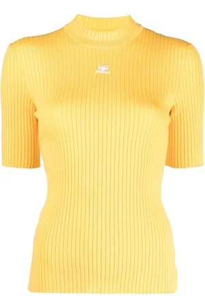 Courrèges Jersey con logo bordado