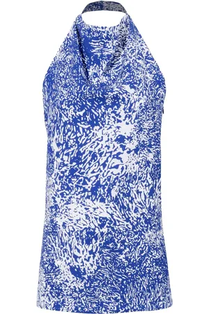 Proenza Schouler Top Theda con motivo abstracto
