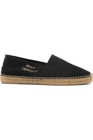 Saint Laurent Alpargatas con logo bordado