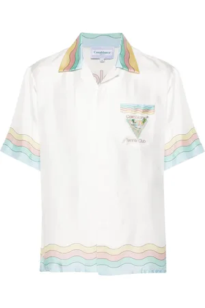 Casablanca Camisa con cuello cubano