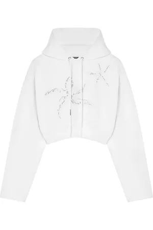 VERSACE Sudadera corta con capucha