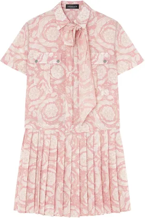 VERSACE Vestido corto Barocco Lavallière