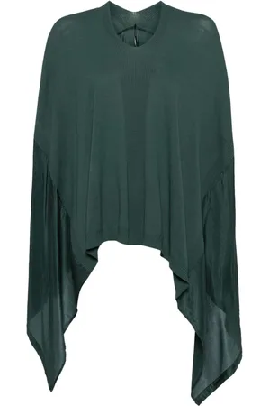 MASNADA Blusa drapeada con logo