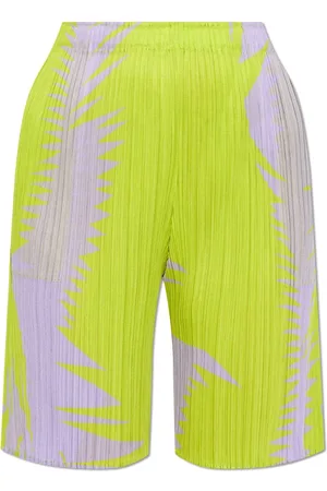 PLEATS PLEASE ISSEY MIYAKE Pantalones cortos Miyake con efecto plisado