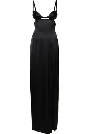 Nensi Dojaka Vestido largo Double Petal