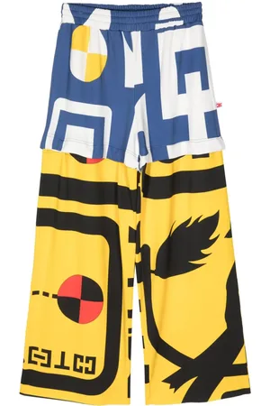 WALTER VAN BEIRENDONCK Pantalones Dawletto con motivo gráfico