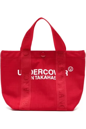 UNDERCOVER Bolso shopper con logo estampado